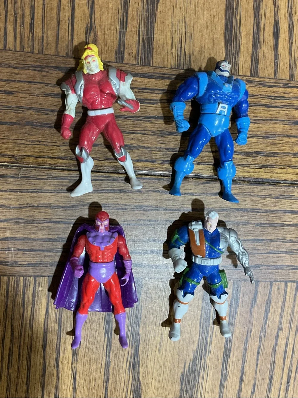 13 Marvel X-men from 1994 “Steel Mutants” line diecast metal, poseable